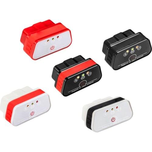 Car Scanner Diagnostic Tool Bluetooth 4.0 ODB2 Portable Diagnostic Code Scanner Reader for IOS/iPhone/iPad Fault Detection Meter