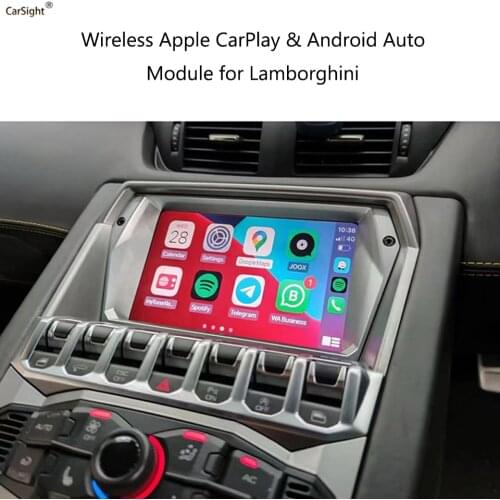 Wireless Apple CarPlay Integration Android Auto Module for Lamborghini LP400 LP700 OEM Navigation Multimedia System