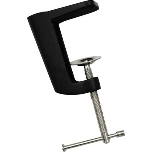 Black Durable Table Lamp Clip Lamp Clamp Base Adjustable Arm Clamp 0-56mm