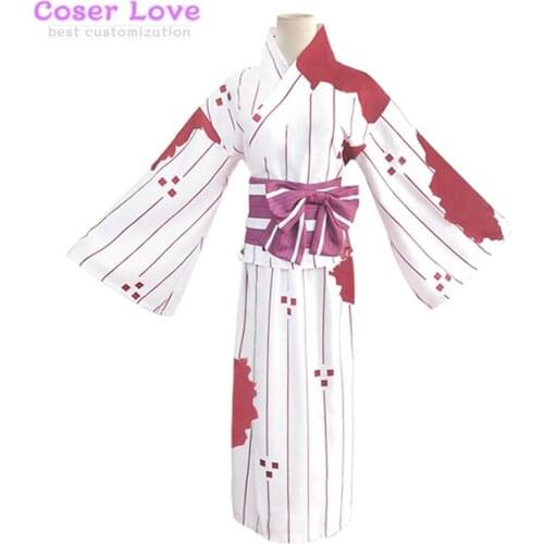 Demon Slayer: Kimetsu no Yaiba Kamado Tanjirou kimono Kamado Nezuko suit Cosplay Helloween Carnaval New Years Christmas Costume
