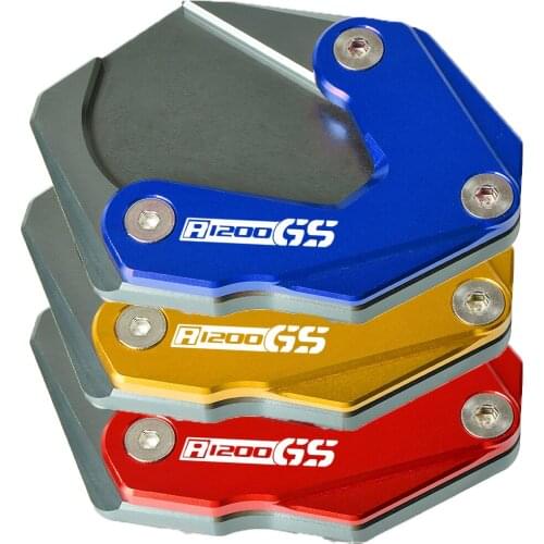 For BMW R 1200 GS LC (2013-2018) R1200GS Rallye 2016-2019 CNC Motorcycle Side Kickstand Stand Extension Plate Side Stand Enlarge