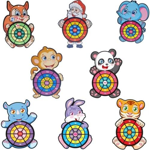 Children Cartoon Animal Dart Board Cute Different Animals Dart Target Accuracy Precision Target Kids Leisure Time Sports