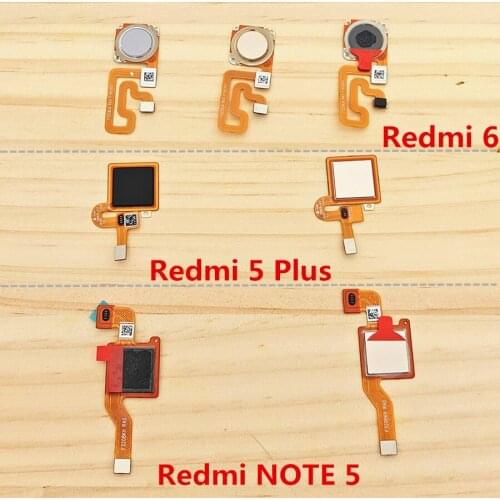 FOR Xiaomi redmI 6 PRO 5 PLUs NOTE 5 Fingerprint Sensor Flex Cable