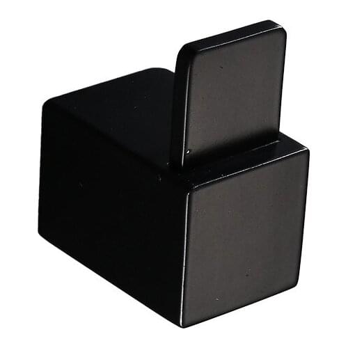 Bathroom copper single robe hook, kitchen hardware kit ,black coat hook ,white paint door back hook Prendedor de roupa