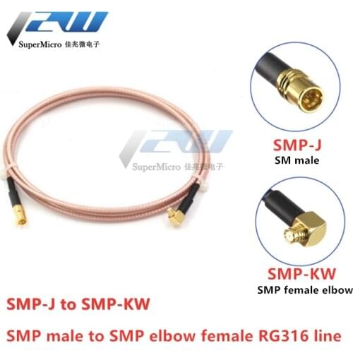 SMP male to SMP female coaxial cable SMP-J/SMP-K SMP-KW test jumper RG316 adapter cable