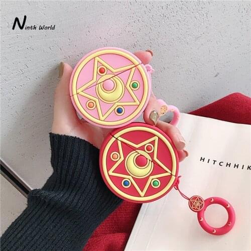 3D Sailor Moon Cartoon Soft Silicone Earphone Cases For Apple Airpod 3 Case Cute Cover Funda MNL1 For AirPods Pro Case
