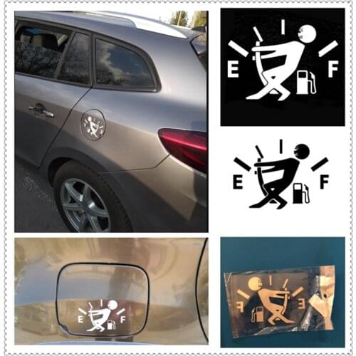 10CM * 14CM car styling fuel tank cap logo sticker decal funny for Renault Eolab Twizy Twin-Z Twin-Run Symbol