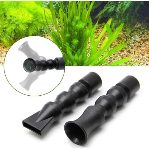 Aquarium Water Nozzle Outlet Adjustable Filter Pump Flow Duckbill Nozzle Duck Pipe 360 Degree Horn Trumpet Mouth Style Fish Tank