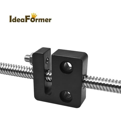 Openbuilds T8 Lead Screw POM Nut Conversion Seat Nut Bracket Block For 3D Printer T8 Pitch 2mm Lead 2/4/8mm Trapezoidal Screw