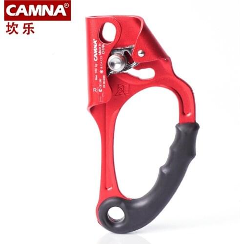 CAMNA outdoor rock climbing right hand type riser climbing machine press type riser slip stopper ropegrab
