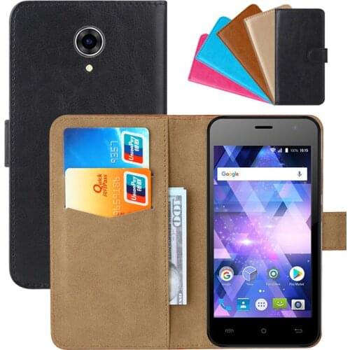 Luxury Wallet Case For BQ BQ-4585 Fox View PU Leather Retro Flip Cover Magnetic Fashion Cases Strap