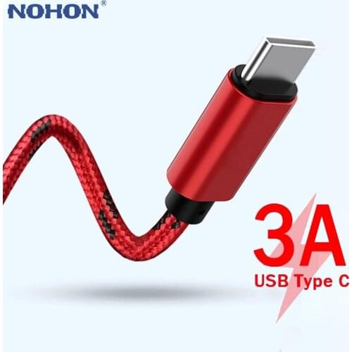 2m Data Cord Origin Charger for xiaomi redmi note 7 USB-C Mobile Phone Fast Charging Type-C Cable for Samsung Galaxy S9 S8 Plus