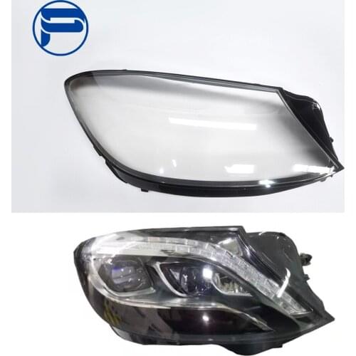 The old model of auto parts plastic headlight lens cover for W222 2014 years