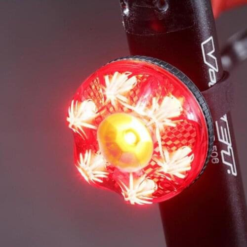 Bicycle Lights Brake Induction Taillight Seven Flash Modes Induction Taillight Waterproof Safety Lamp Warning Rear Taillamp