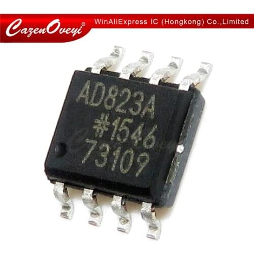 10pcs/lot AD823 AD823AR AD823ARZ SOP-8 In Stock