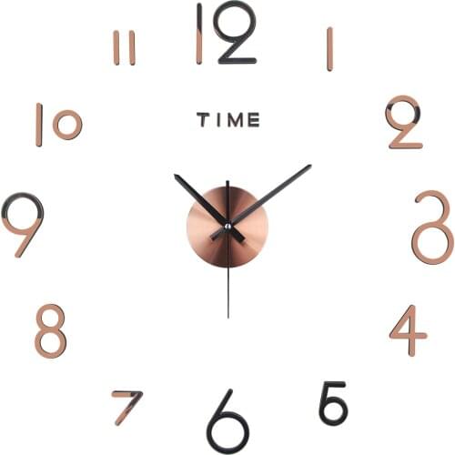 3D DIY Wall Stickers Acrylic Modern Wall Clocks 2021 New Arrival Quartz Clocks Decorative Needles Home Decor Relogio De Parede