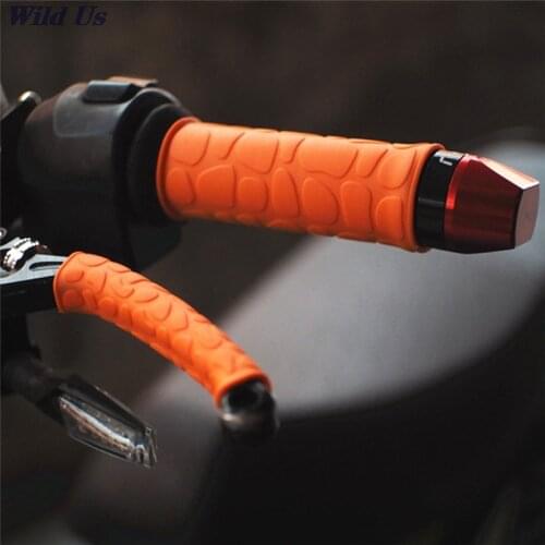 4Pcs/lot Universal Motorcycle Grips Handlebar Soft Rubber Bar Brake Handle Silicone Sleeve