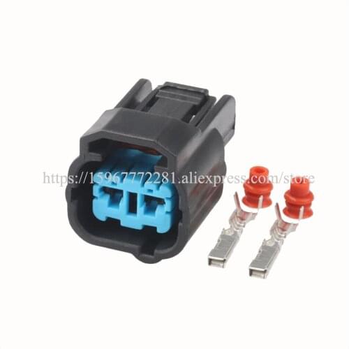 50SET DJ7027Y-2-21 car male Connector Terminal plug connectors jacket auto Plug socket 2 pin female Connector Fuse box 6189-0552