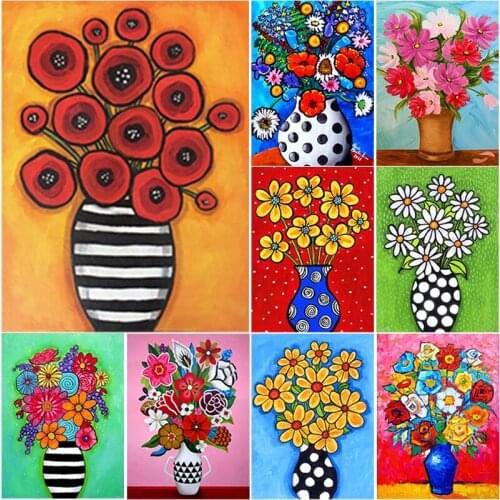 5D DIY Scenery Diamond Painting Flower Diamond Embroidery Cross Stitch Full Square Round Drill Crafts Manual Art Gift Home Decor