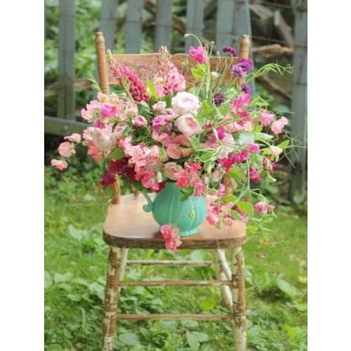 Diamond Painting Chair Flower Pot Square Diamond Round Diamond Decoration Customizable Wall Art Decoration Frameless Style