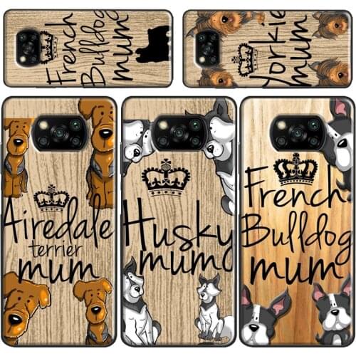 Yorkshire terrier mum dog puppy Poodle Case For Xiaomi Redmi 9 A 9C 8 T 7 For Redmi Note 9S 10 Lite Mi 10 Ultra POCO F2 Pro X3