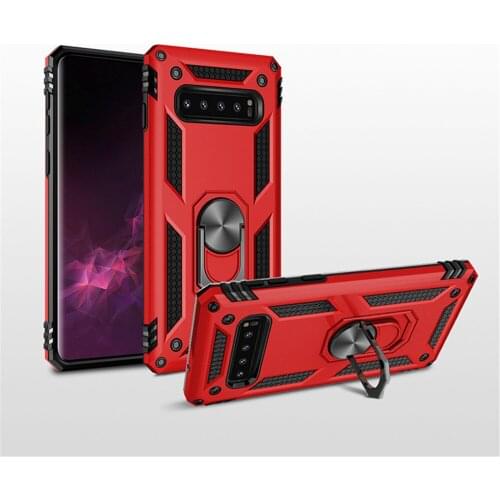For Samsung Galaxy S10 S9 S8 Plus Note 9 8 Case Kickstand Armor Covers For Samsung A6 A8 2018 J4 J6 Prime J3 J8 2018 Magnet case