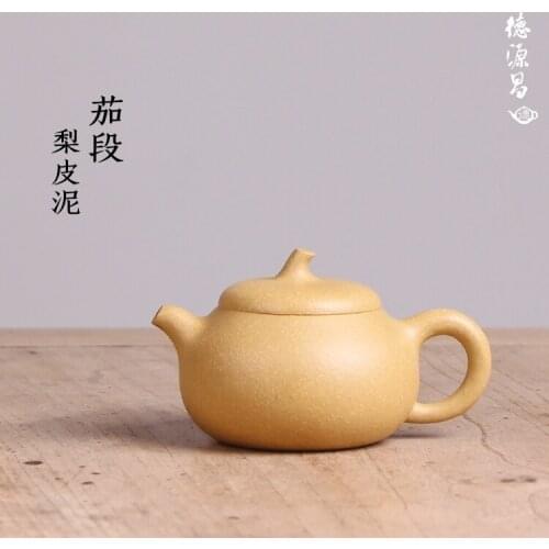 Pure manual tomato period of pot of run of mine ore pear skin mud assistantengineer Xu Quanmin half handmade