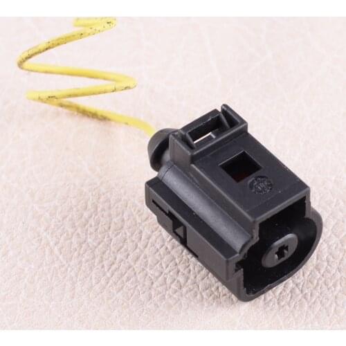 DWCX 1-Pin Connector Oil Pressure Sensor Plug Socket Wiring Harness Adapter 1J0973081 Fit For VW Golf Jetta