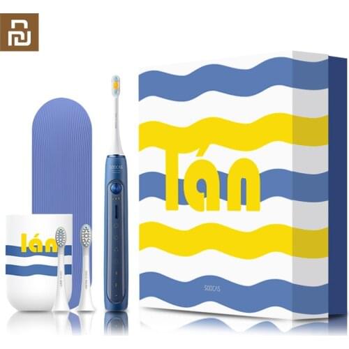 SOOCAS X5 Electric Toothbrush Ultrasonic toothbrush Upgrade Adult Rechargeable NFC 12 Cleaning Modes With Brush Head