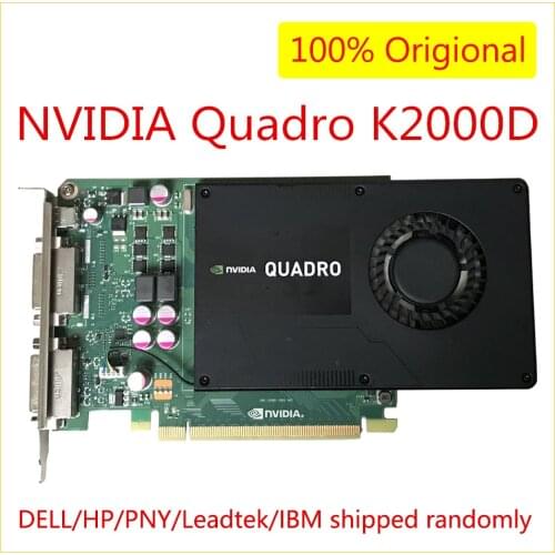 K2000D VCQK2000D-PB 2GB GDDR5 for NVIDIA Quadro Workstation Video Graphics Card for Graphic Design Drawing 3D Modeling Rendering