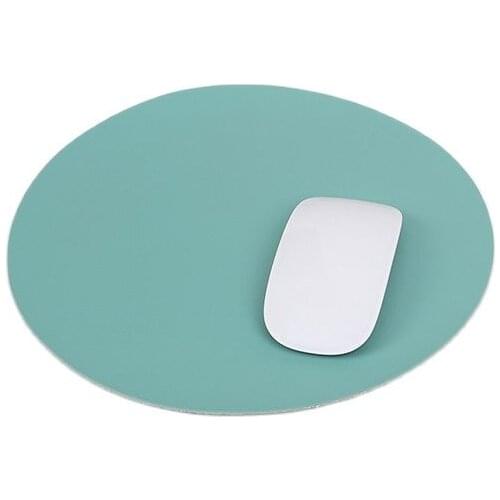 Mouse Pad Round Simple Morandi Waterproof Mouse Pads with Non-Slip Base Fouling & Heat Resistance Washable for Office Gaming