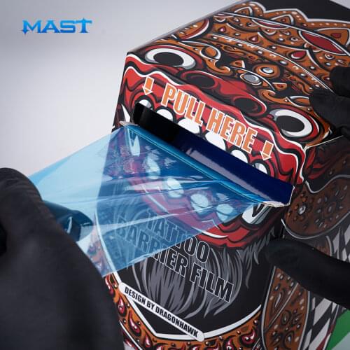 Mast 1200Pcs Blue Disposable Surface Barrier Film Power Supply Pen Machine Tattoo Accessories Cover Portable Prevent Infection