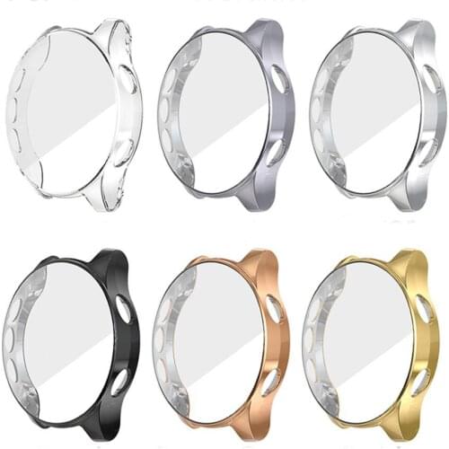 TPU Soft Shell Edge Glass Screen Protector Case Frame For Garmin Forerunner 945/935 Fr935 Fr945 Watch Protective Bumper Cover