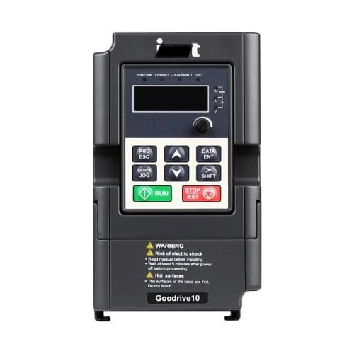 New GD10-0R7G-S2-B Inverter VFD Frequency AC Drive 1 Phase 230V 0.75KW 9.3A Input