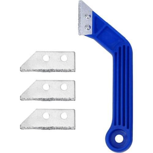 Tile grouting saw with additional blade angle grouting saw for tile cleaning, floor tile saw angle cement paste scraper
