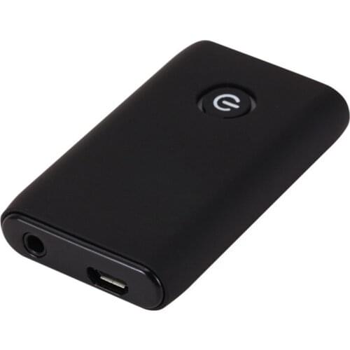 Bluetooth 5.0 Transmitter Receiver with 3.5mm Aux Stereo Output 2-In-1 Wireless Adapter, Suitable for Pc/Tv/Home Audio