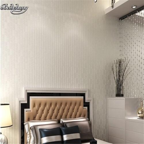 Beibehang Plain non - woven wallpaper simple grid modern bedroom living room hotel hotel corridor store wallpaper