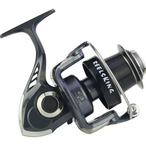 Rooxin Fishing Reel Spool 5.2:1 13+1BB 8000 9000 10000 Spinning Reel Ocean Sea Fishing Rod Reels Carp Fishing Trolling Wheel