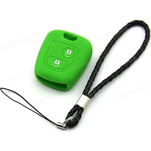Silicone Case Cover Fit For Peugeot Remote Key 307 407 607 206 306 405 C2 C3 1007 PEUGR