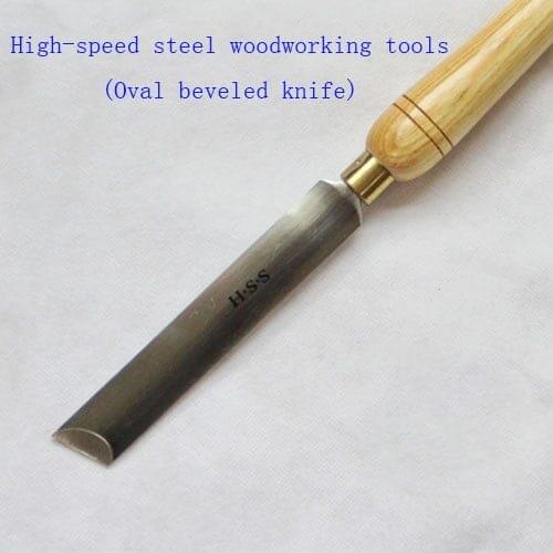 Wood Lathe Turning HSS Woodturning tools,Oval beveled knife,tools for carving wood,carving chisel,A2014-A