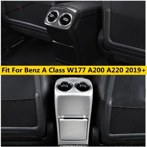 Rear Air Condition Outlet Anti-kick Cover Trim Frame Decor ABS Accessories For Mercedes Benz A Class W177 A200 A220 2019 - 2021