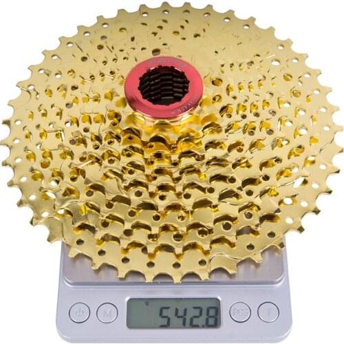 11-42T 10 Speed Wide Ratio MTB Mountain Bike Bicycle Gold Golden Cassette Sprockets for m6000 m610 m675 m780 SRAM Cheap