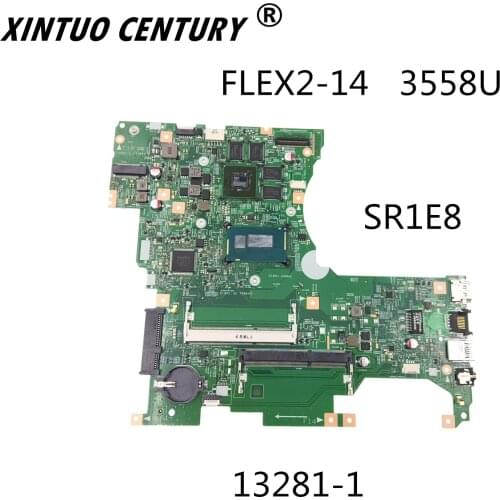 13281-1 448.00X01.0011 Para Lenovo FLEXIONAR 2-14 FLEX2-14 Laptop motherboard Intel Pentium SR1E8 3558U DDR3L 100% teste