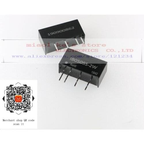 [1pcs]100%New: IB0505S-2W 1B0505S-2W SIP4 5V to 5V isolated power supply module