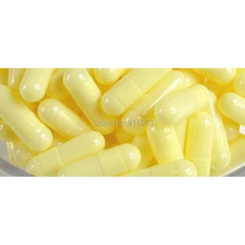2# 10,000pcs,empty capsules, yellow-yellow colored, hard gelatin empty capsules 2#(joined or seperated capsules available!)