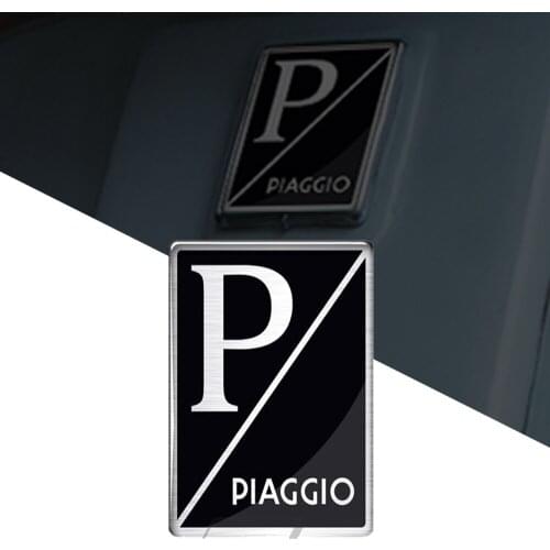 3D Black Motorcycle Decal Replace Logo Case for PIAGGIO VESPA GTS GTV LX LXV 125 250 300 Ie Super