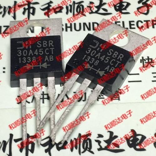 Original New 5pcs/ SBR30A45CT TO-220 45V 30A