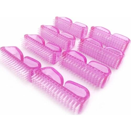 8 Pcs Nail Brushes Nail Art Tools Pink Color Nail Gel Brush Big Size Soft Remove Dust Brush Pinceles Manicura Ongel Gel