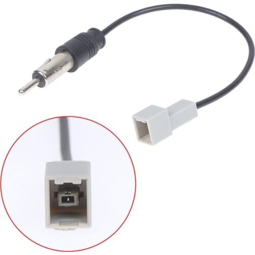 Car Antenna Adapter Female Connector FM Radio CD Wire Cable For Borrego Carens