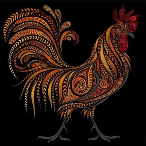 MYTIAN 5D Diamond Embroidery DIY Diamond Painting Cock Full Square&Round Drill Rhinestone Cross Stitch Mosaic Wall Sticker Decor